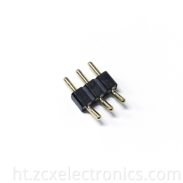 2.54mm Black Male Pin Header Connectors